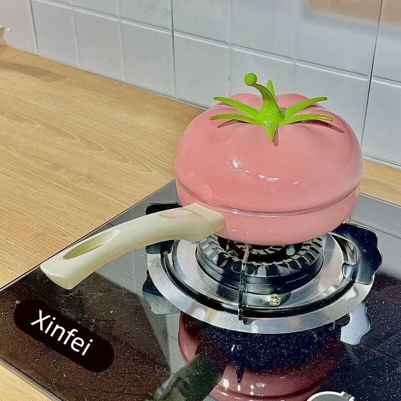 【新家的一百个快递】可爱泡面锅不插电创意番茄锅不粘锅平底家用