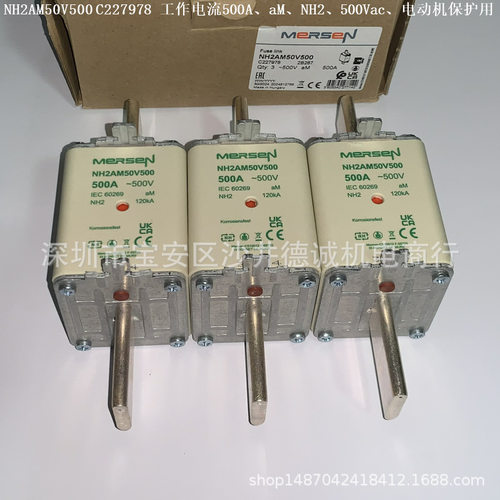 NH2AM69V315 Z227975 熔断器 315A、aM、NH2、690Vac、电动机保护