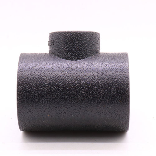 PE等径异径三通75 63 50变20 25 32 40 pe给水管变径三通塑料接头