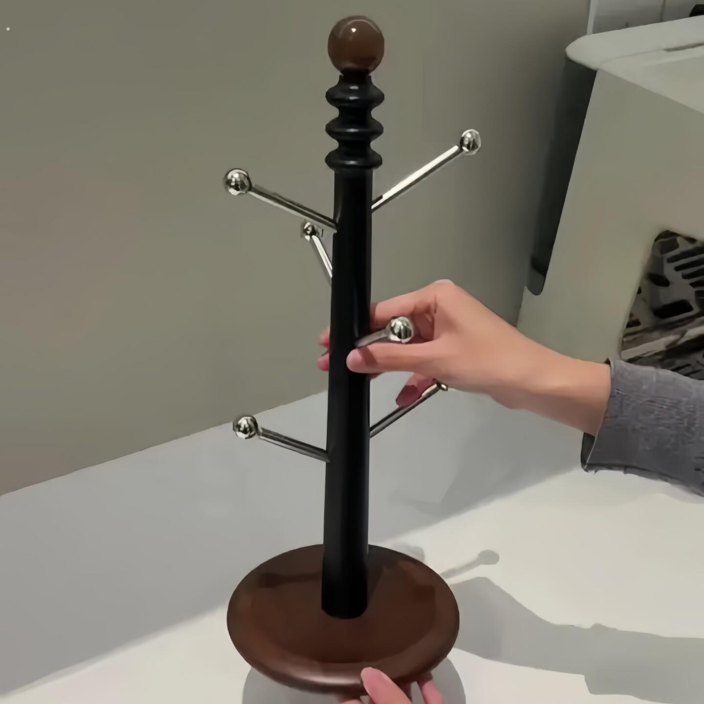 特别好看的杯架梳妆台桌面首饰收纳盒高档神器耳环发夹项链品架子