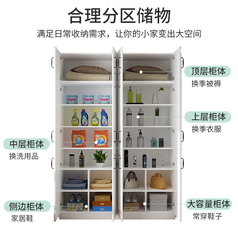 阳台柜收纳置物柜防晒防水高柜家用大容量杂物置物架可定制鞋柜子