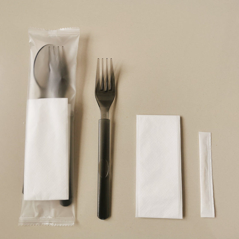 沙拉餐具一次性包套装外卖打包勺牛排加厚塑料独立包装西餐刀叉