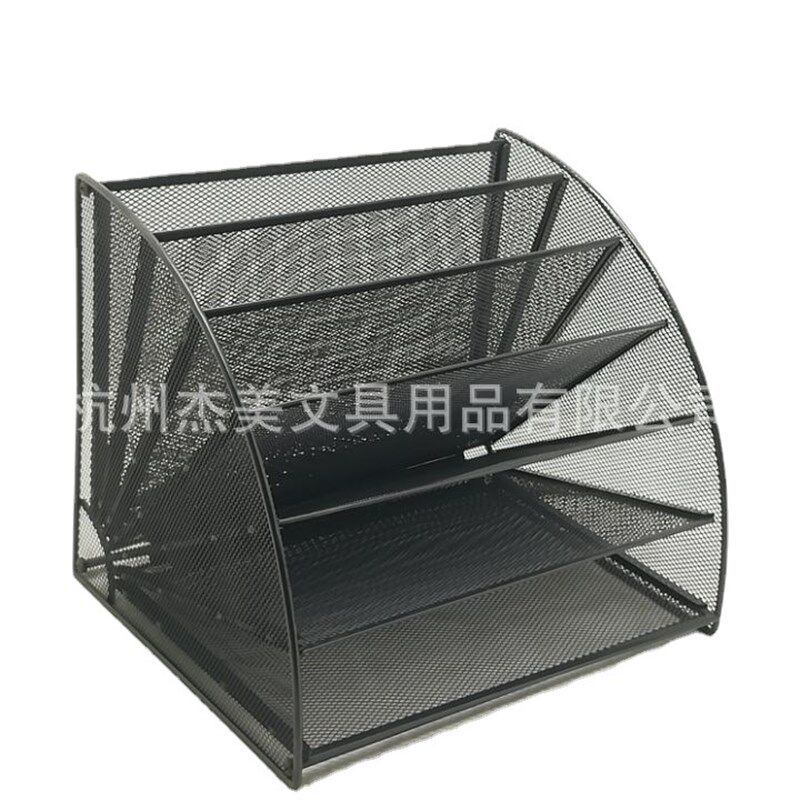 金属网状可拆卸六层文件架文件资料收纳框置物架铁网档案管理架