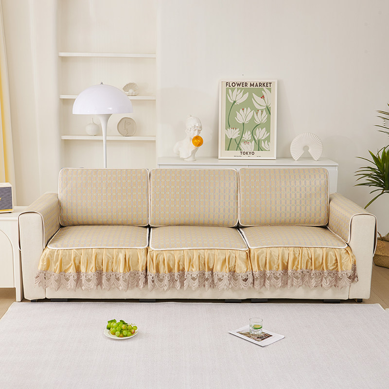 沙发垫夏季凉席冰藤坐垫防滑沙发坐垫夏季款全包沙发笠定做套罩巾