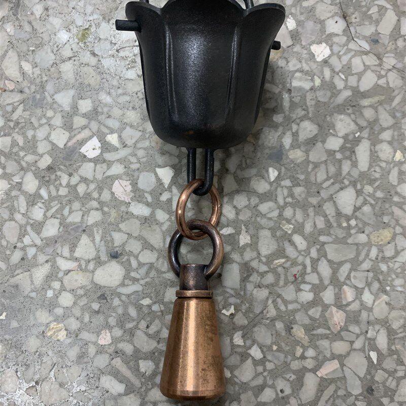 纯铜雨水链阳光房屋檐排水链庭院别墅古建筑民宿茶室农家院自建房