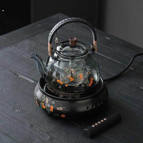 遥控款煮茶器电陶炉煮茶壶非触摸家用懒人自动泡茶壶电茶炉红外炉