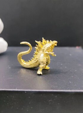 纯铜机械红莲哥斯拉大战金刚怪兽之王恐龙玩具手办摆件模型儿童节