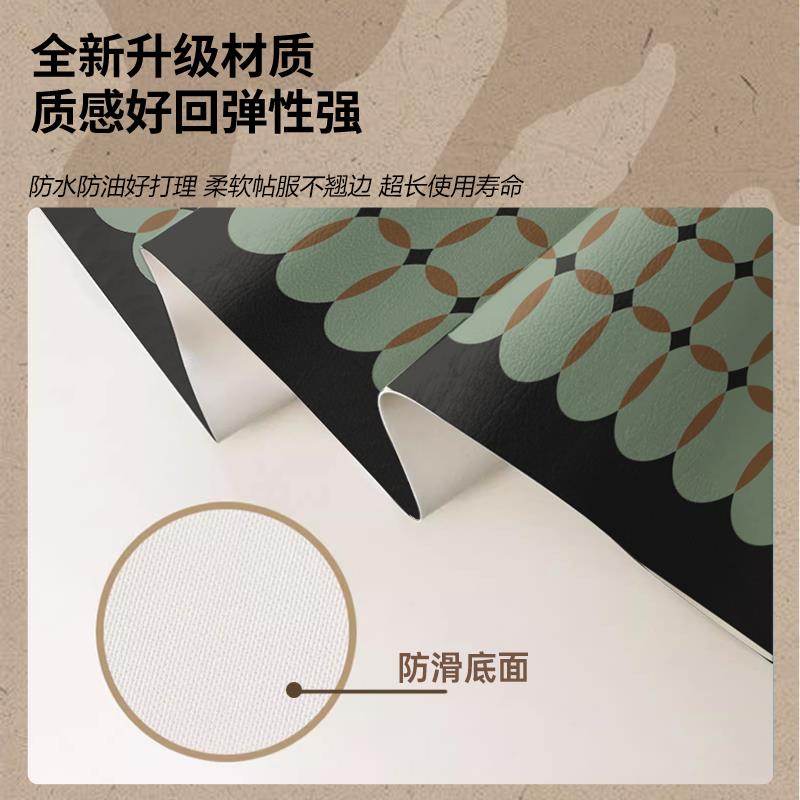 中古桌垫防水防油免洗PVC茶几台垫隔热垫耐高温轻奢高级感餐桌布