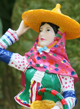 惠安女客厅摆件家居饰品办公室摆设工艺品创意新年礼物送男女朋友