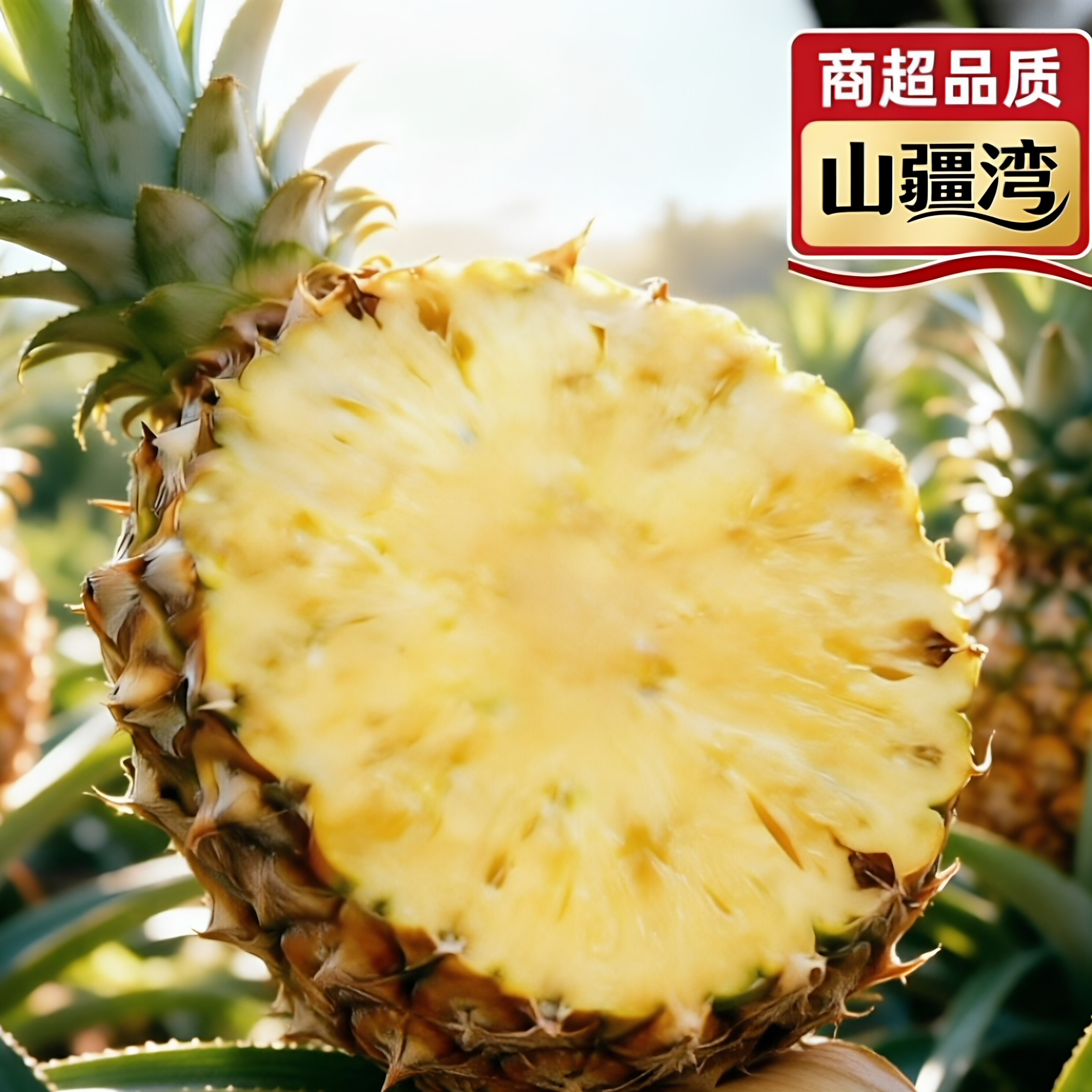 山疆湾正宗海南树上熟金钻凤梨精品台龙17号4.5斤净重新鲜水果B