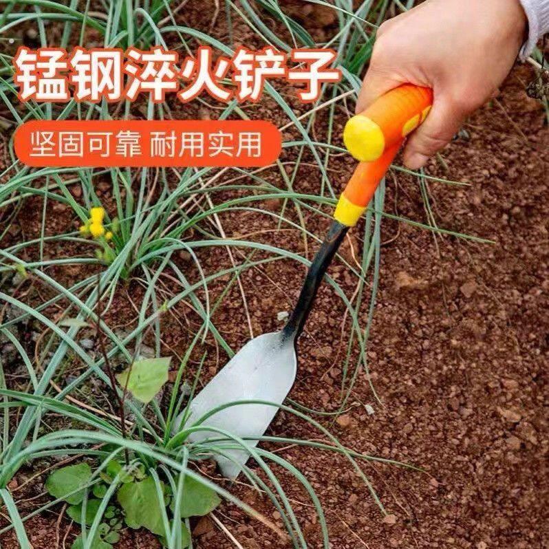 锰钢铲子大蒜铲野菜虫草除草神器挖荠菜农用工具铲子挖土婆婆丁