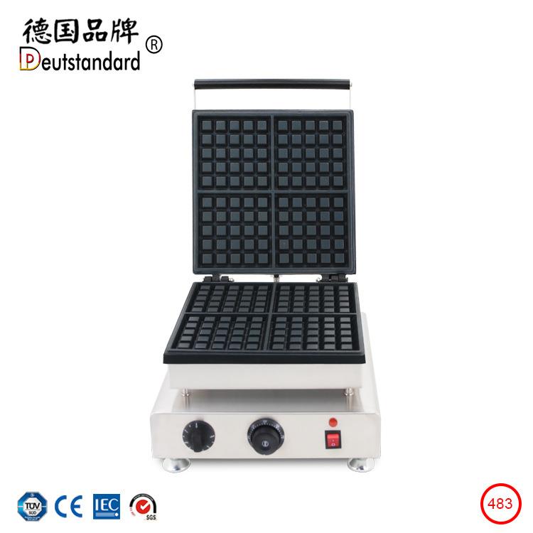 格松子华PHV夫炉烈日夫饼机4片机方格烤饼机华商用早餐饼机烤盘