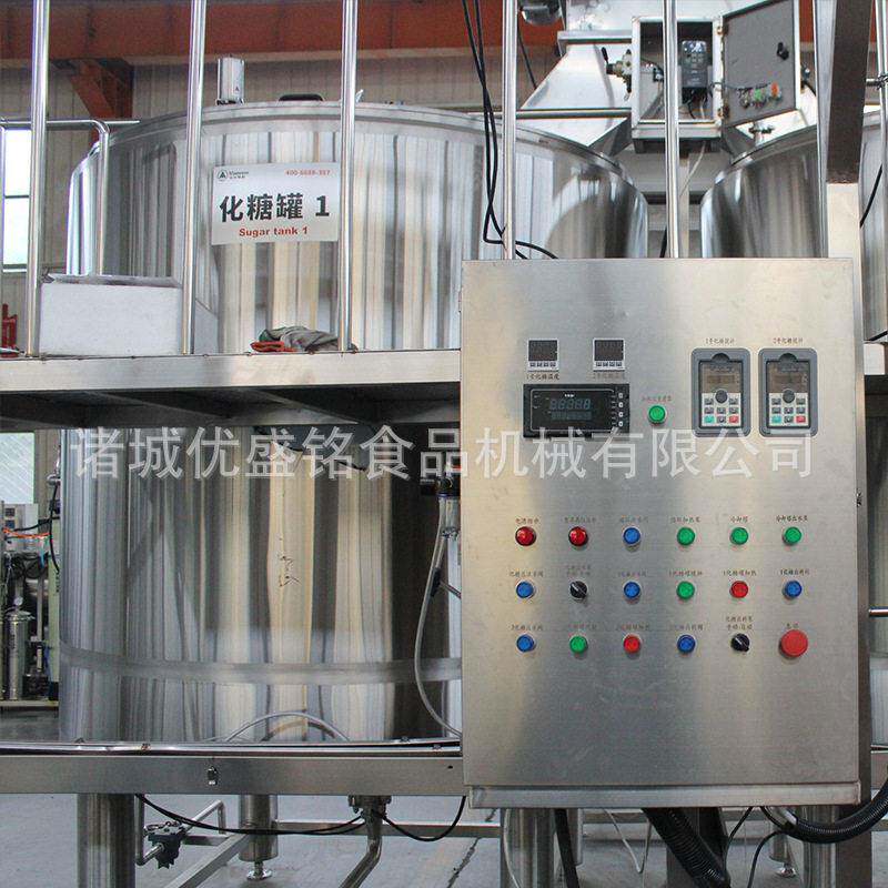 小山楂汁调配桔机器青梅果汁灌装生 产线型 金汁优盛铭浓缩设备