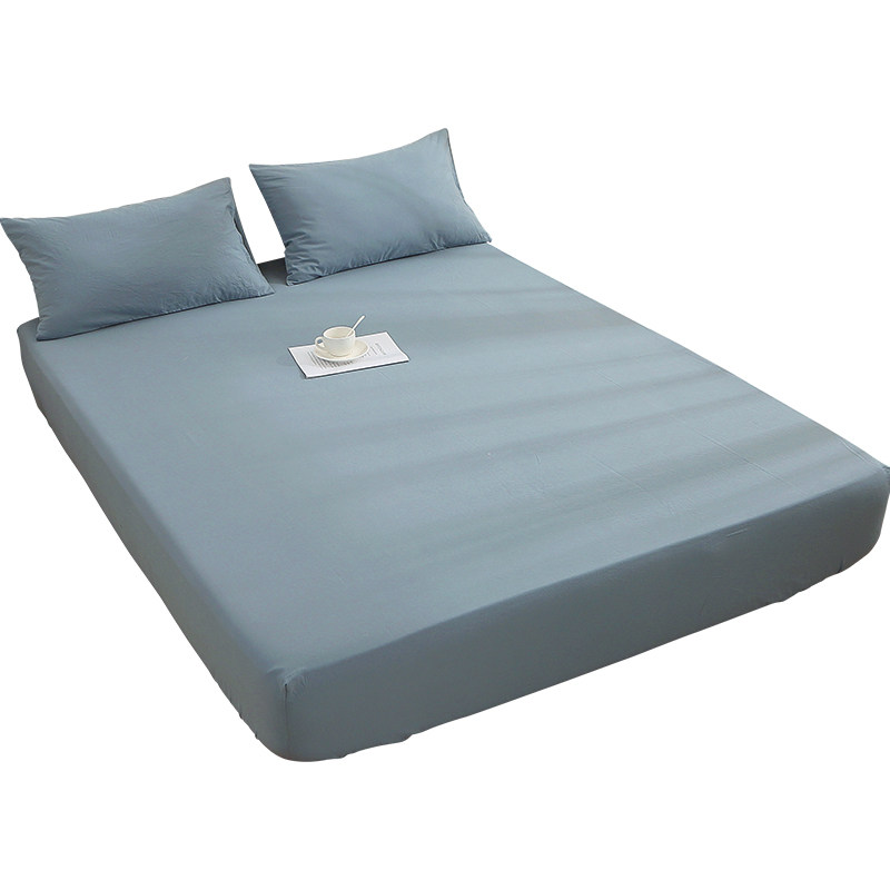 纯棉水洗棉床笠款床单单件加高床垫薄款榻榻米全棉床罩2023年新款