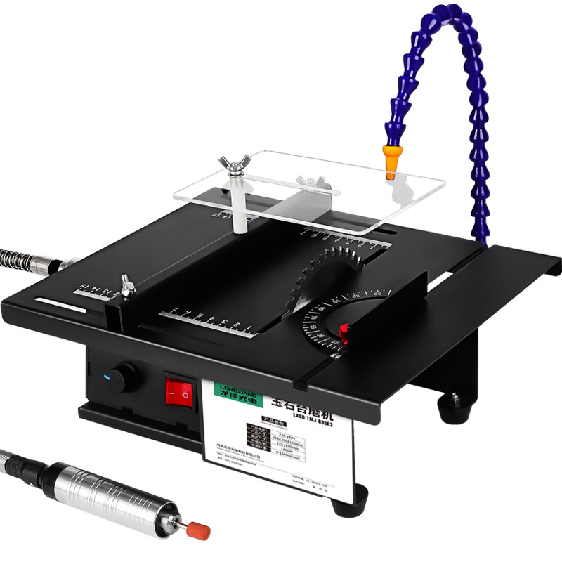 1800W多功能玉石雕刻机台磨小型打磨切割一体机微型台锯抛光工具