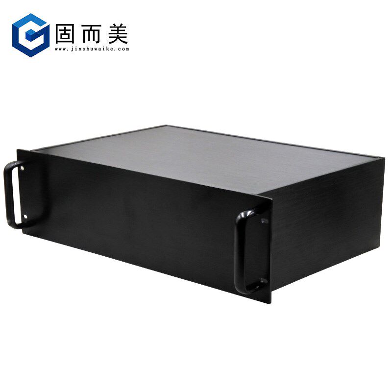 2U功放机箱19寸铝型材机箱2u全铝面板定制工业加厚2U铝机箱设计