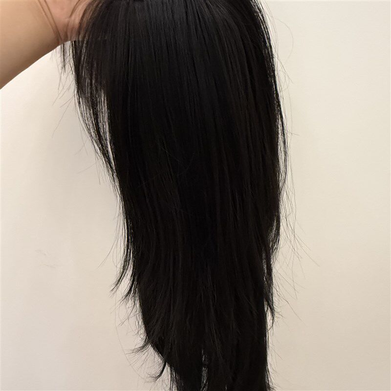 不用带发网高温丝头顶补发片增发量自然蓬松高颅顶