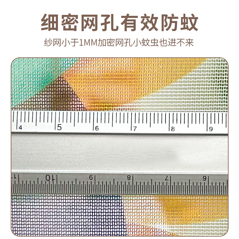 卡通高清防蚊门帘磁性家用纱门高档磁吸夏季防蝇纱窗蚊账免打孔图片
