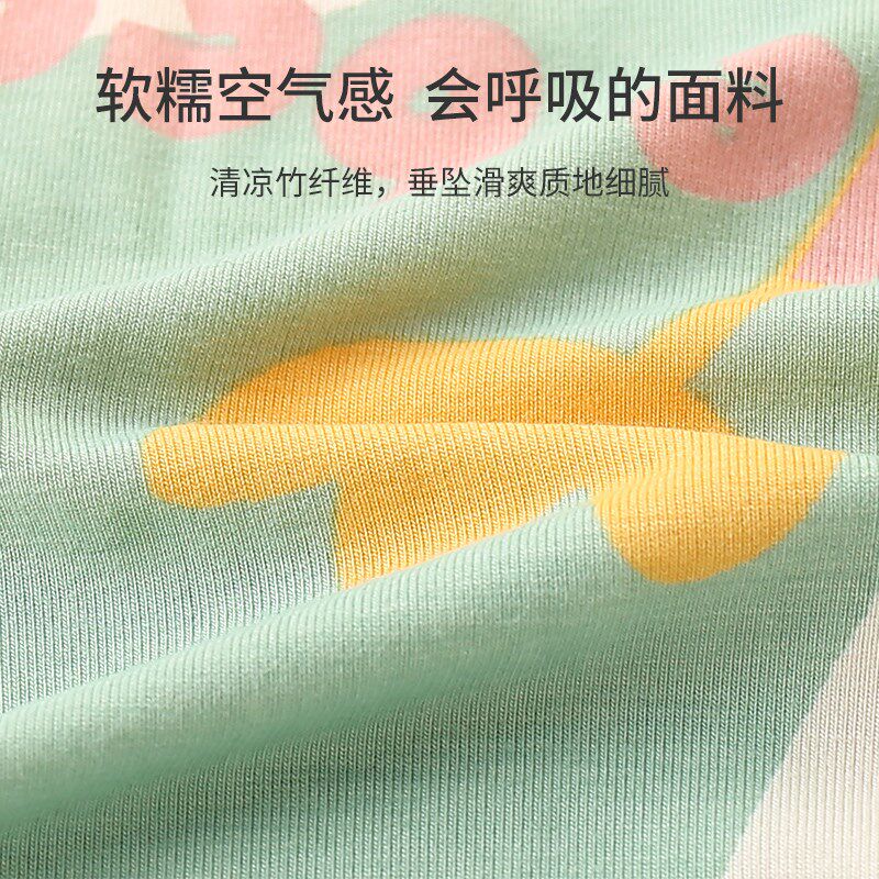婴儿睡袍夏季薄款竹纤维儿童睡裙春秋宝宝睡衣防踢防着凉男童女童