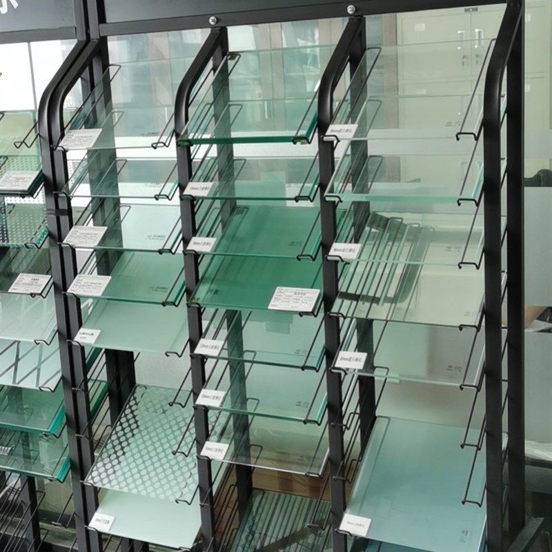 瓷砖展示架立式铝扣板石材地板样品展架色板架子吊顶橱柜门板货架