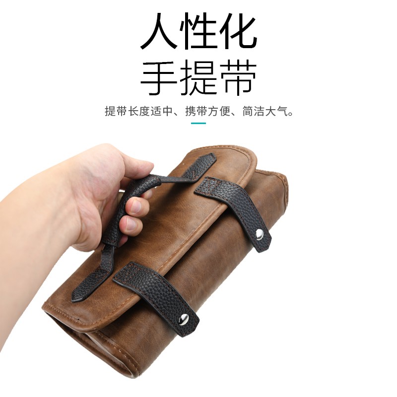 鹰堡专业美发剪刀包 手提收纳包 剪刀梳子电推剪工具包 发廊专用