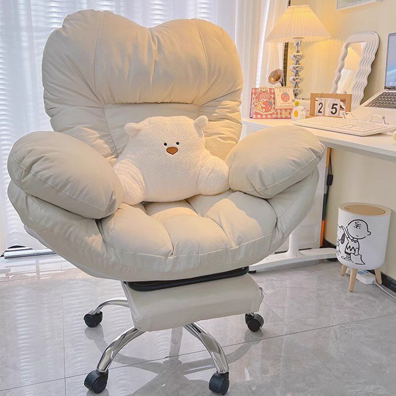 电脑椅家用舒适懒人沙发椅可升降办公座椅女生卧室书桌椅子靠背椅