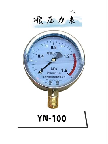 YN-100耐震油压表指针式