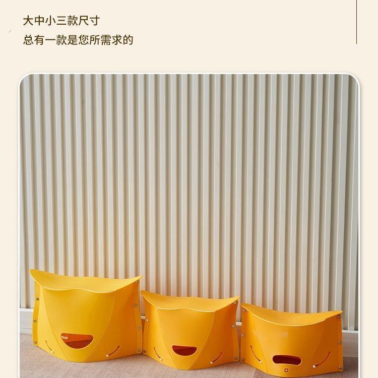 演唱会凳子脚踩小板凳音乐节排队折叠凳提绳凳子神器可携带可携式