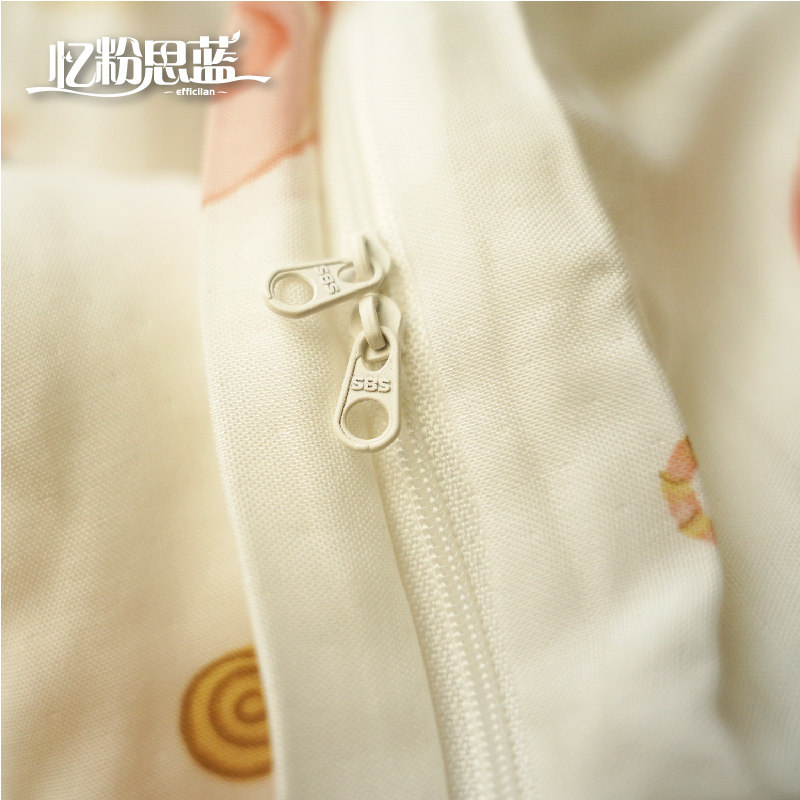 儿童被套竹纤维夏季凉感双层纱布竹棉盖毯宝宝新生儿幼儿园可定制