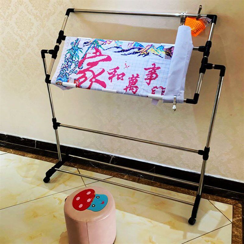 美派斯棚架大号可调立式不锈钢十字绣架子家用绣十字绣的框架子绣