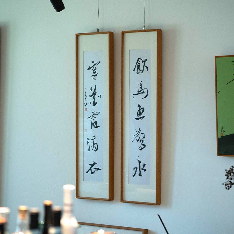 照片相框挂墙定制打印装裱大尺寸空框婚纱照来图定做高级实木画框