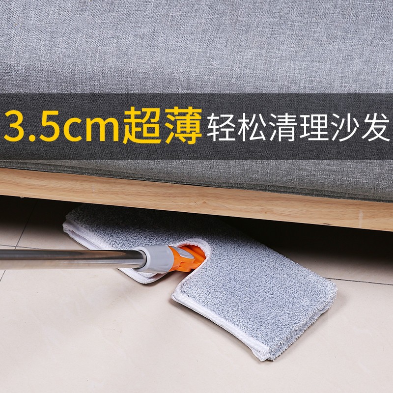 墙壁清洁工具清洗床底天花板吊顶厨房擦瓷砖墙面加长平板拖家用