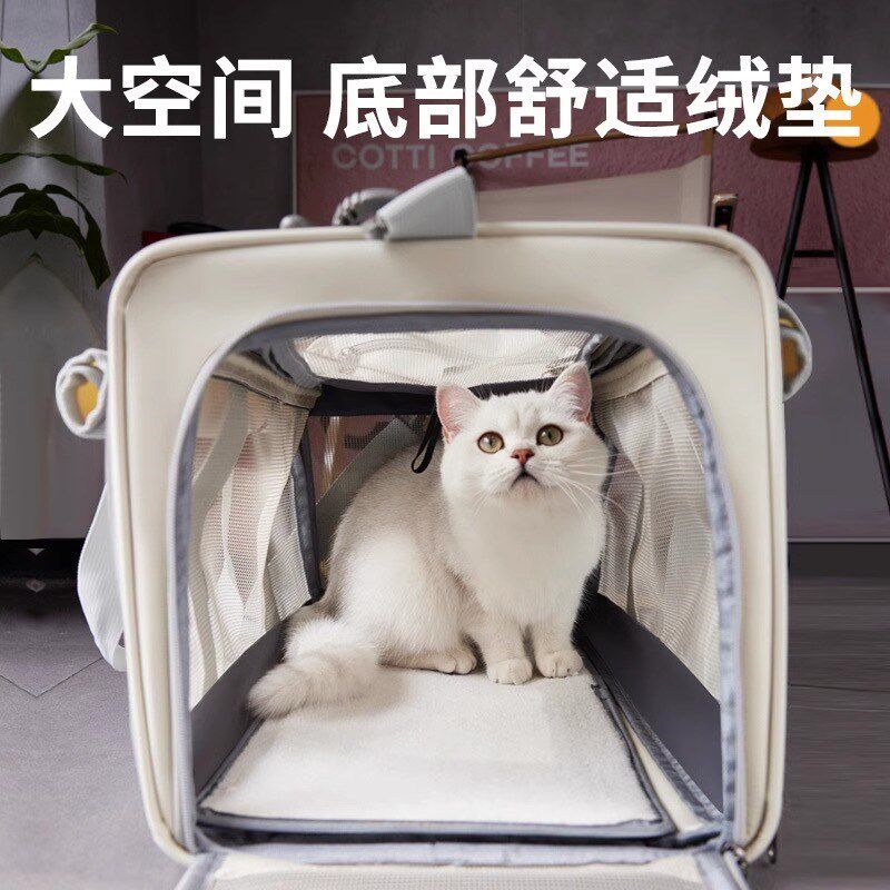 猫包外出便携透气装大号两只猫咪狗狗大容量手提宠物外带包猫笼子