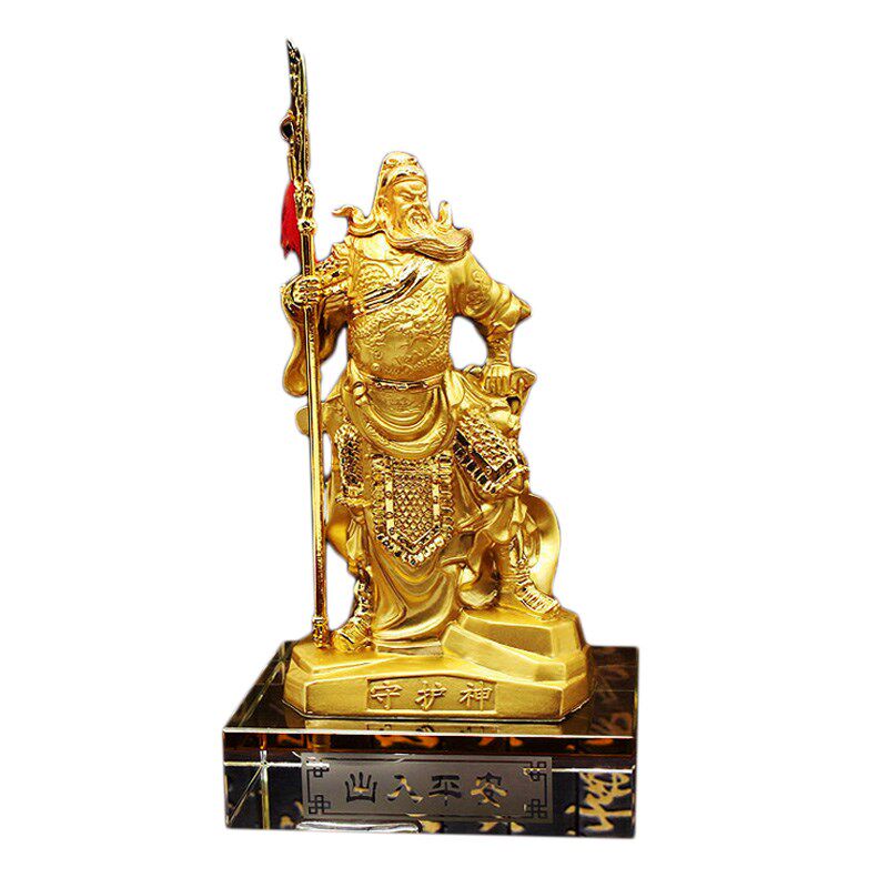 汽车摆件关公车用车载香水座式武财神佛保平安装饰品车内饰品摆件