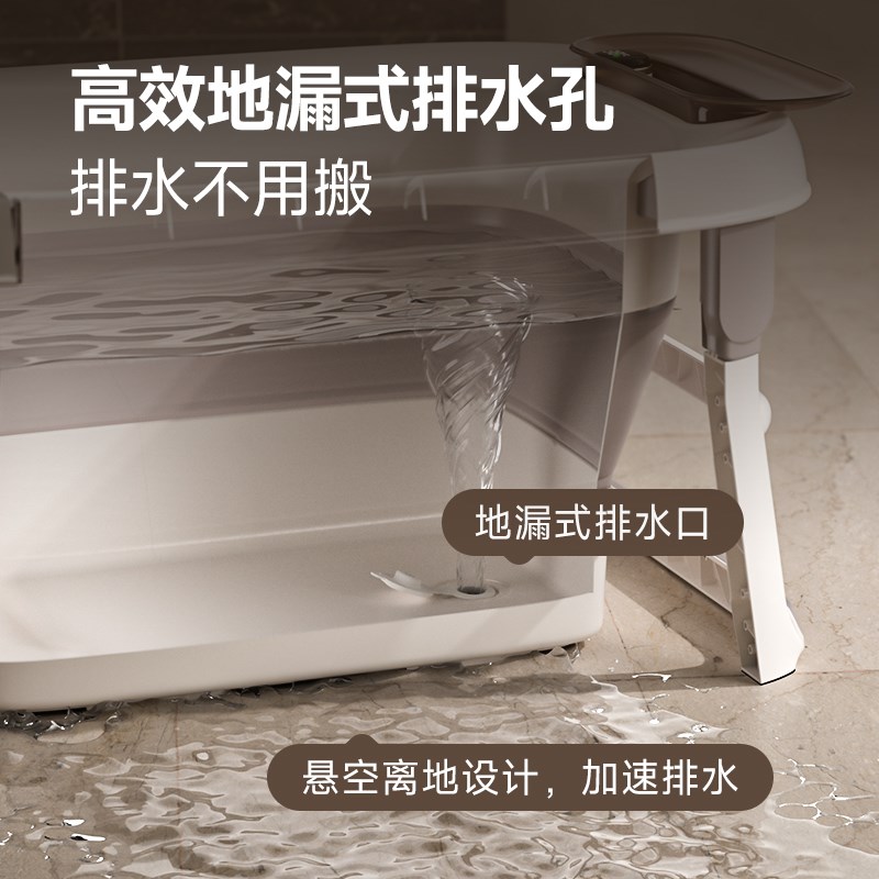 宝宝洗澡桶可折叠儿童泡澡桶婴儿游泳桶新生儿家用浴桶可坐洗澡盆