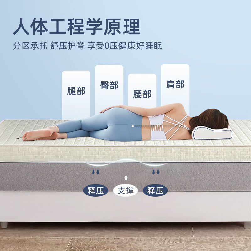乳胶记忆棉床垫宿舍学生单人90x190高中寝室大学生住校专用床垫