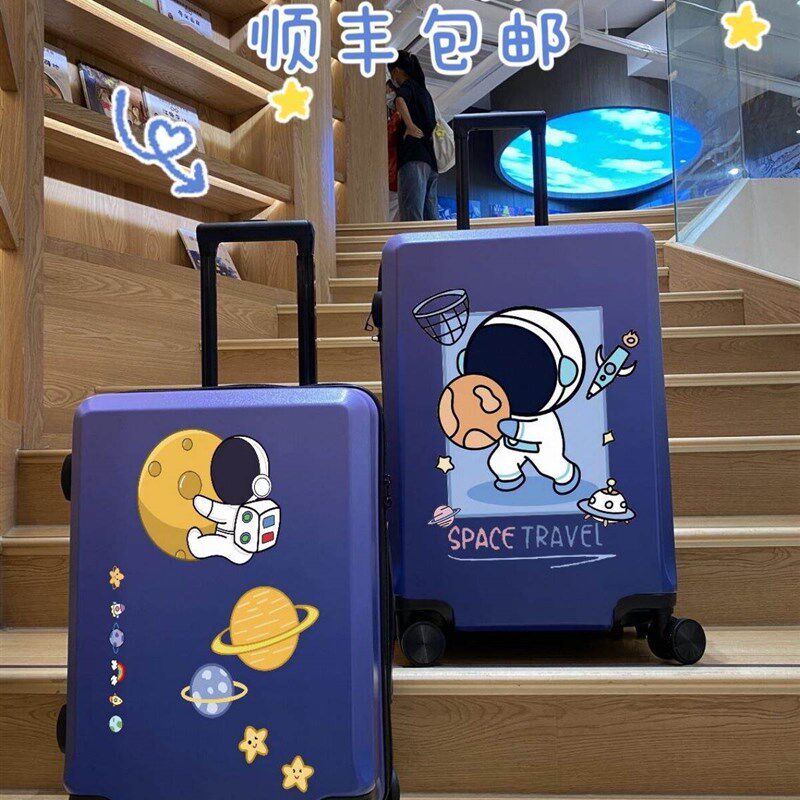 宇航员儿童行李箱男童万向轮旅行箱卡通小学生拉杆箱登机箱男孩
