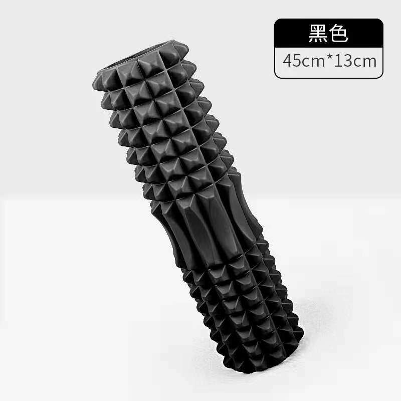 45cm瑜伽柱泡沫轴滚腿器狼牙棒按摩瘦腿肌肉放松