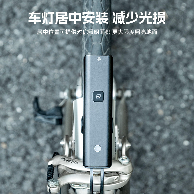 折叠车前叉灯架自行车灯延伸支架运动相机底座小布铝合金加长配件