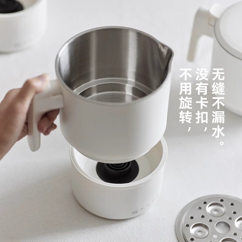 立时折叠热水壶便携式烧水壶家用小型旅行壶纯钛烧水杯恒温