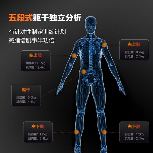 香山八电极体脂秤电子秤家用体重秤智能精准健身减肥专用人体秤