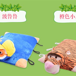 进口天然儿童卡通乳胶枕头枕套60x40毛毛虫抱枕小孩宝宝枕枕套