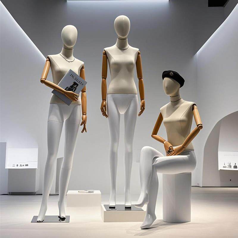 高档橱窗服装店模特道具女全身站模组合坐模展示陈列人体模特