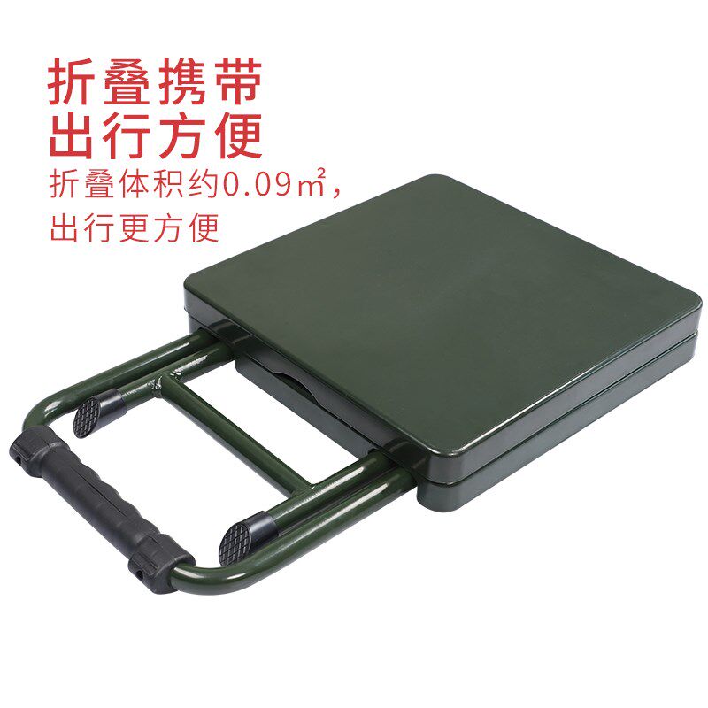 士兵学习椅野战便携折叠凳子马扎手提训练多功能写字椅桌椅一体