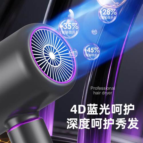 电吹风机发廊家用大功率速干静音恒温蓝光护发冷热风吹风筒
