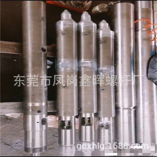 厂家直销双合金螺杆料筒 PC加纤 尼龙加纤材质合金螺杆抗腐蚀耐磨