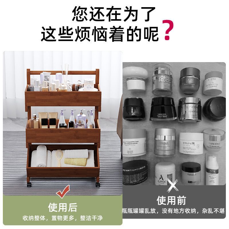 美容院美容推车小推车移动手推美容推车置物架仪器家用工具车