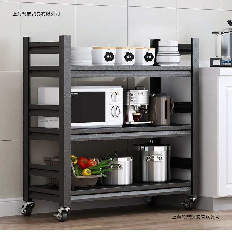 推车式厨房置物架多层高承重家居用品大全置物架厨房储物柜包邮铁