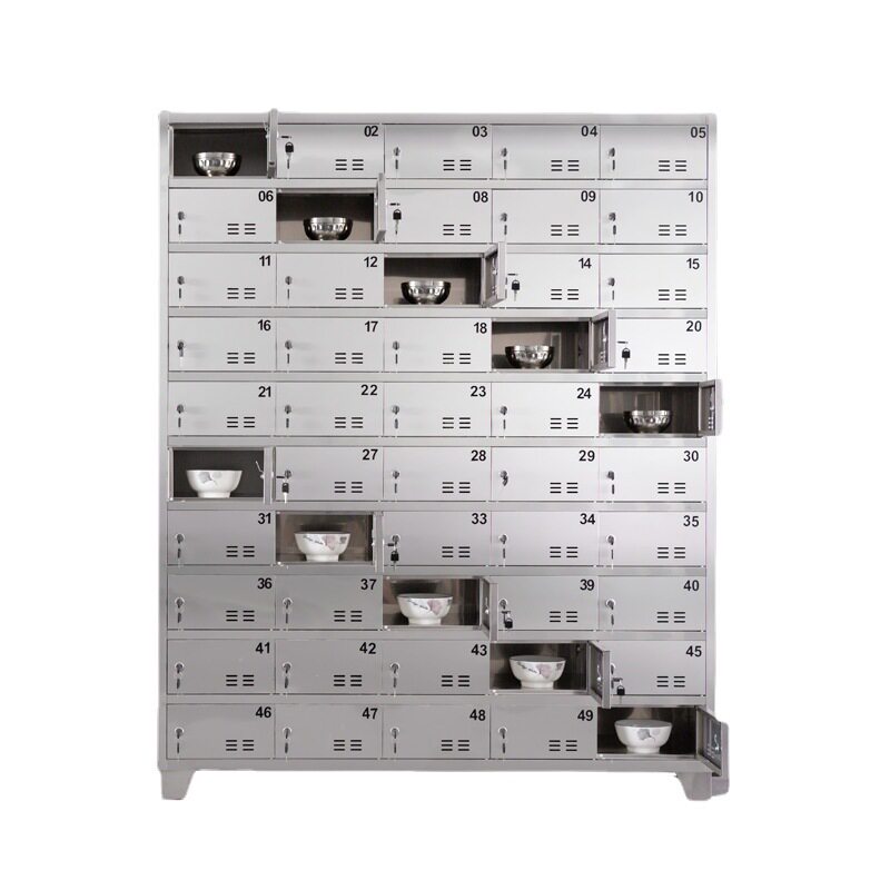 碗柜不锈钢餐具柜食堂员多门储物柜学校医院餐厅碗筷饭盒餐盘柜