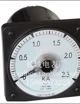 3L250【 交流表表厂】度指针电表 /625A 广船用0 长城电流表